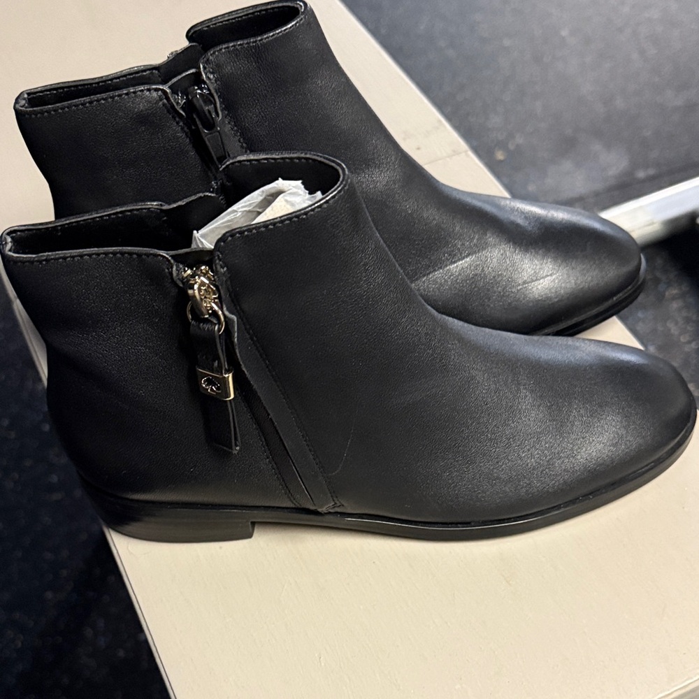 Kate Spade Black Ankle Boots